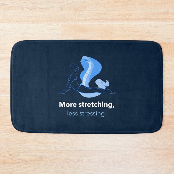 Item preview, More Stretching Less Stressing Cobra Pose Yoga T-Shirt designed and sold by WellspringXflow.
