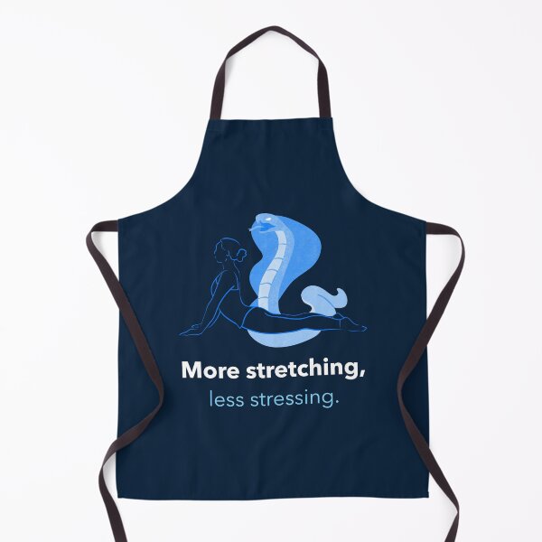 Item preview, More Stretching Less Stressing Cobra Pose Yoga T-Shirt designed and sold by WellspringXflow.