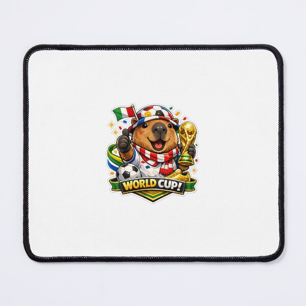 Item preview, Capybara World Cup Football Fan Design designed and sold by Aramdesing.