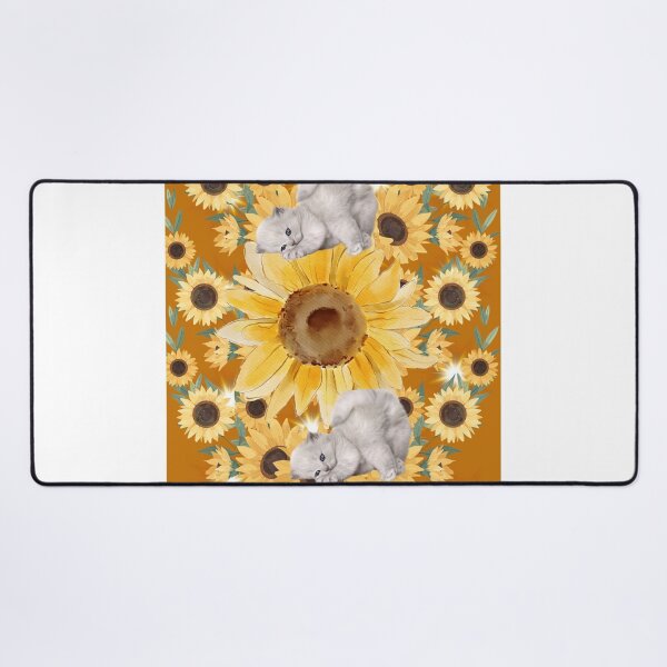 Item preview, Cozy Kitten Sunflower Dream Pattern designed and sold by Extremeallie.