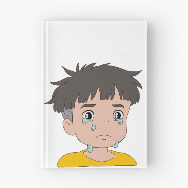 Item preview, Ponyo Sosuke Cute Crying Illustration designed and sold by Iska-Designs.