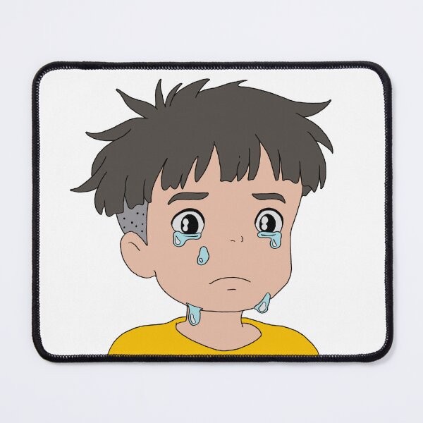 Item preview, Ponyo Sosuke Cute Crying Illustration designed and sold by Iska-Designs.