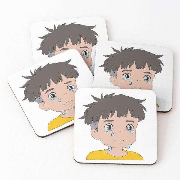 Item preview, Ponyo Sosuke Cute Crying Illustration designed and sold by Iska-Designs.
