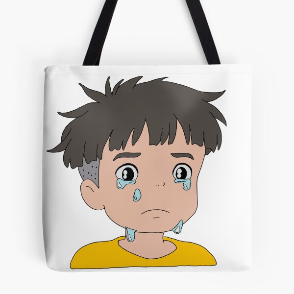 Item preview, Ponyo Sosuke Cute Crying Illustration designed and sold by Iska-Designs.