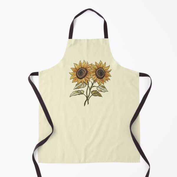 Item preview, Embroidered Sunflower Duo designed and sold by MegaNovaArt.