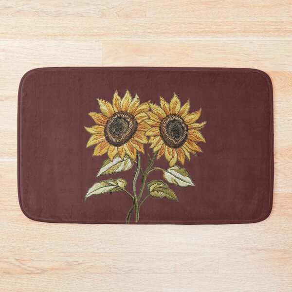 Item preview, Embroidered Sunflower Duo designed and sold by MegaNovaArt.