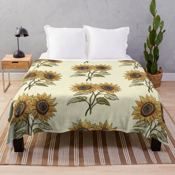 Item preview, Embroidered Sunflower Duo designed and sold by MegaNovaArt.