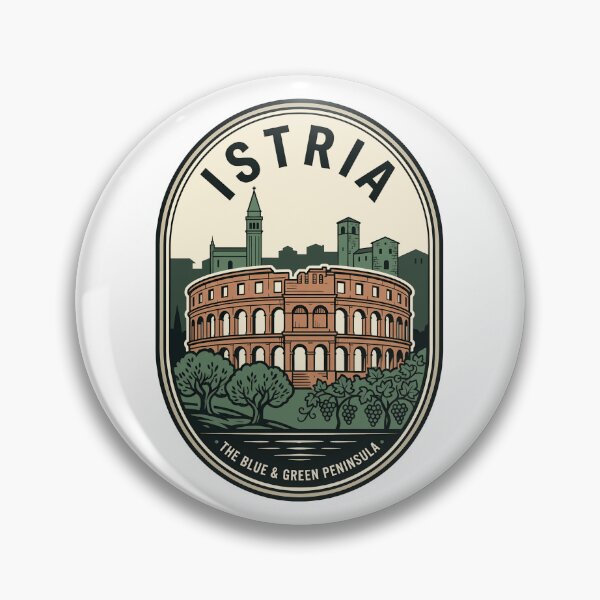 Item preview, Vintage Istria Croatia Travel Pula Arena Emblem designed and sold by k3rstman1.