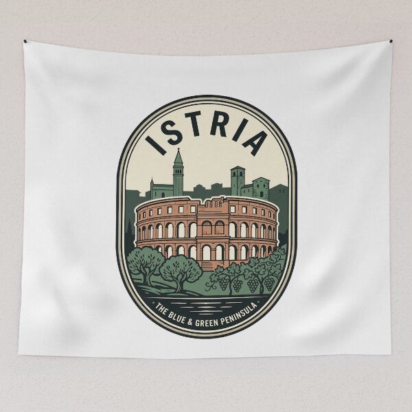 Item preview, Vintage Istria Croatia Travel Pula Arena Emblem designed and sold by k3rstman1.