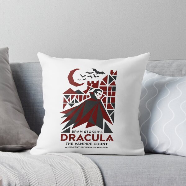 Item preview, Bram Stokers Dracula The Vampire Count Mid-Century Modern Art designed and sold by Fenay Designs.