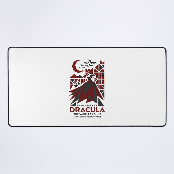 Item preview, Bram Stokers Dracula The Vampire Count Mid-Century Modern Art designed and sold by Fenay Designs.