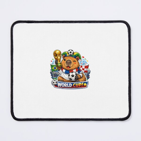 Item preview, Capybara World Cup Football Fan Design designed and sold by Aramdesing.