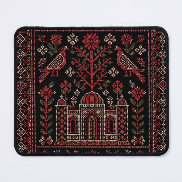Item preview, Traditional Palestinian Tatreez Architecture | Heritage Embroidery Design designed and sold by BrainCurves.