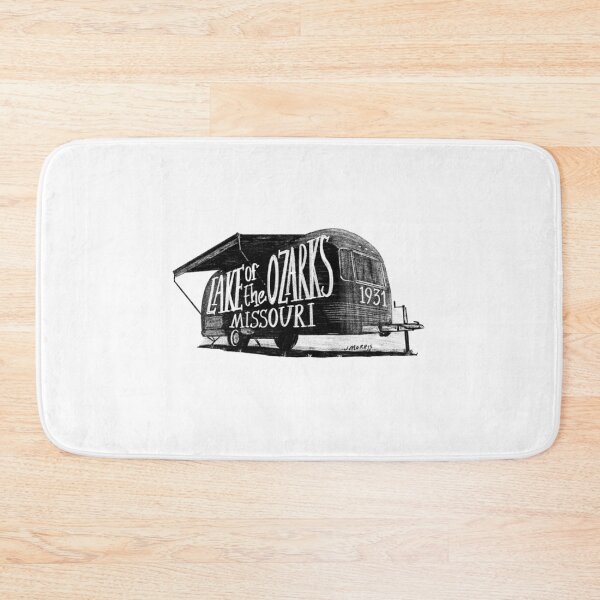 Item preview, Lake of the Ozarks Vintage Camper designed and sold by John Morris Illustration.