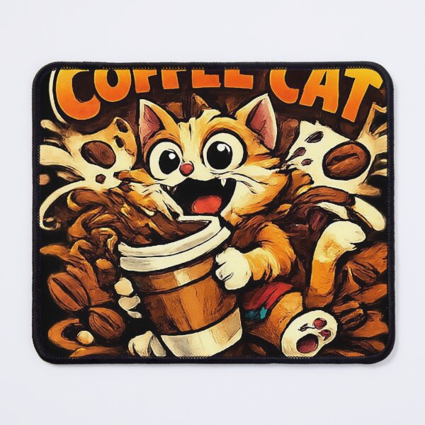 Item preview, Coffee Cat Need More Coffee Funny Cute Kitten Caffeine Art designed and sold by brkydesign.