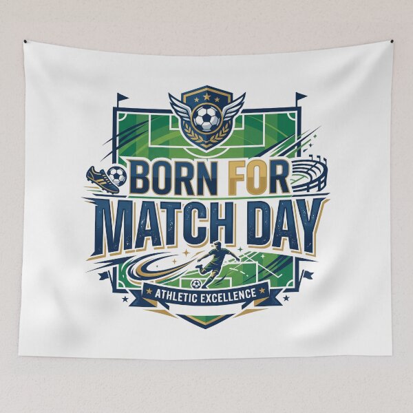 Item preview, Born for Match Day designed and sold by khalidnasr.