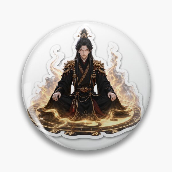 Item preview, Epic Fantasy Warrior King with Golden Magic Aura designed and sold by Farheen786.