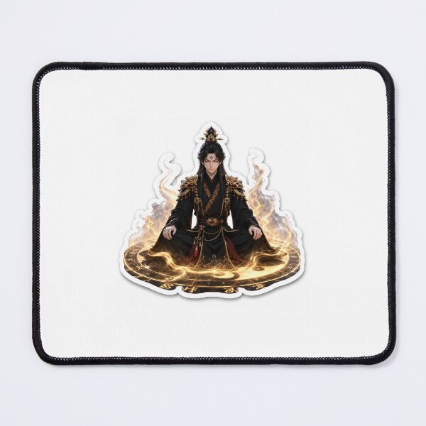 Item preview, Epic Fantasy Warrior King with Golden Magic Aura designed and sold by Farheen786.
