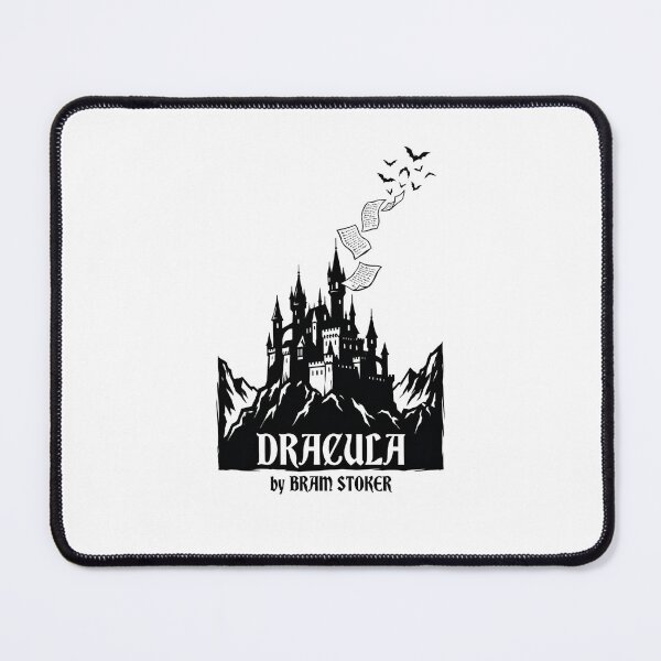 Item preview, Dracula by Bram Stoker Flying Book Pages Bat Castle Sketch designed and sold by Fenay Designs.