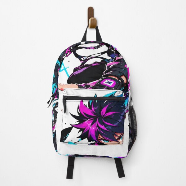 Item preview, Neon Street Warrior Cartoon Art designed and sold by StickersHul.