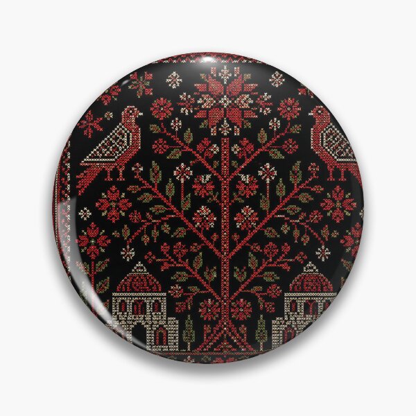 Item preview, Palestinian Folk Birds & Heritage City | Tatreez Inspired Design designed and sold by BrainCurves.