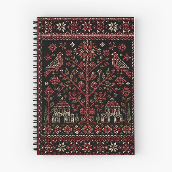 Item preview, Palestinian Folk Birds & Heritage City | Tatreez Inspired Design designed and sold by BrainCurves.