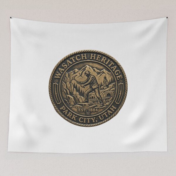 Item preview, Wasatch Heritage Est. 1884 Park City Utah Mining History Vintage Local designed and sold by Simsimah26Parks.