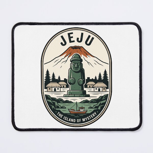 Item preview, Jeju Island Dol Hareubang Vintage Travel Badge designed and sold by k3rstman1.