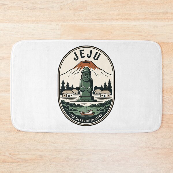 Item preview, Jeju Island Dol Hareubang Vintage Travel Badge designed and sold by k3rstman1.