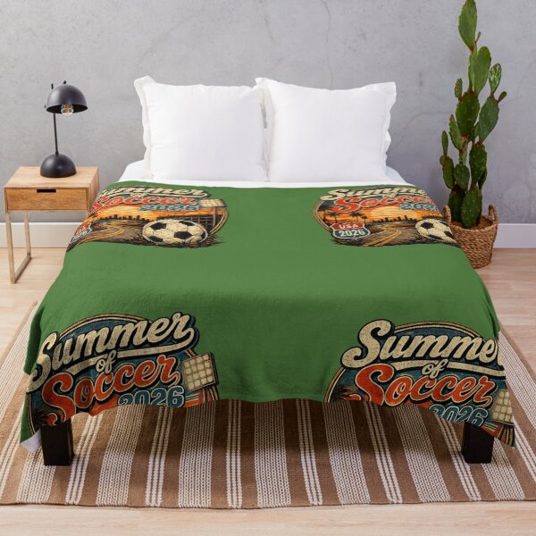 Item preview, Summer of Soccer 2026 Shirt – Vintage Retro Soccer Graphic Tee designed and sold by GreenDoor007.