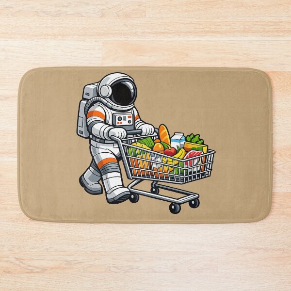 Item preview, Astronaut Grocery Shopping designed and sold by BROHLine Studio.