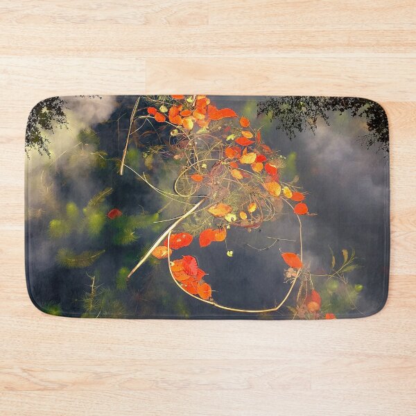 Item preview, Autumn Leaves on the Water's Surface  designed and sold by Jonnekesart.