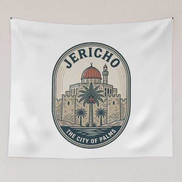 Item preview, Vintage Jericho City of Palms Travel Badge designed and sold by k3rstman1.