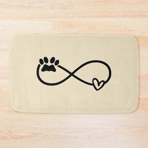 Item preview, Infinity Paw Print Heart designed and sold by Corvoria.