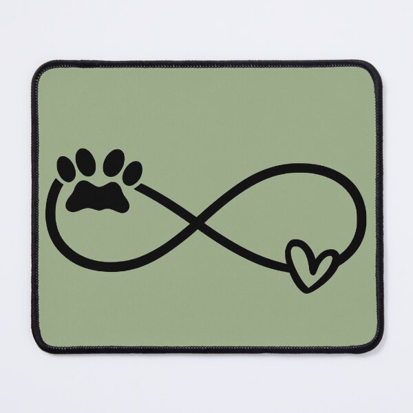 Item preview, Infinity Paw Print Heart designed and sold by Corvoria.