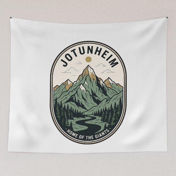 Item preview, Vintage Jotunheim Home of the Giants Mountain designed and sold by k3rstman1.
