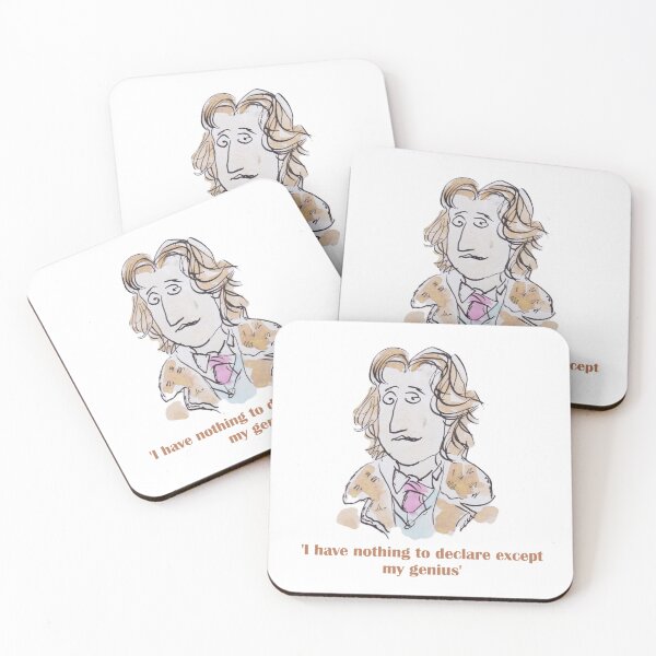 Item preview, Oscar Wilde famous quote designed and sold by Inky Fingers Illustrations.