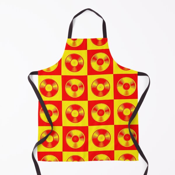 Item preview, Red and Yellow Vinyl Albums Checkered Pattern designed and sold by PILANTROP.