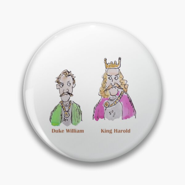 Item preview, 1066 Duke William and King Harold designed and sold by Inky Fingers Illustrations.