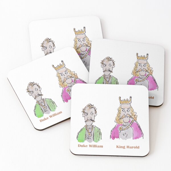 Item preview, 1066 Duke William and King Harold designed and sold by Inky Fingers Illustrations.