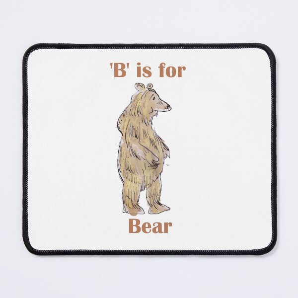 Item preview, Grizzly bear b is for bear designed and sold by Inky Fingers Illustrations.