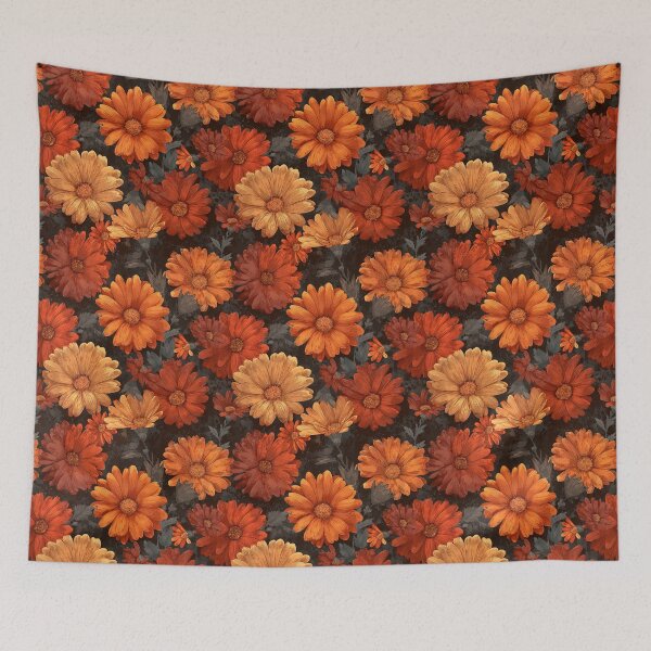 Item preview, Whimsical Daisy Print  - Flower Bouquet Pattern   - Gifts For Girlfriend designed and sold by RoyalStarsPatts.