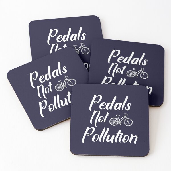 Item preview, Pedals Not Pollution Cycling Quote designed and sold by CreativeBridge.
