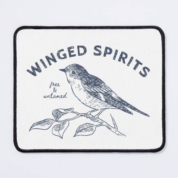 Item preview, Winged Spirits – Free & Untamed Vintage Bird Design designed and sold by Lynn Creates.