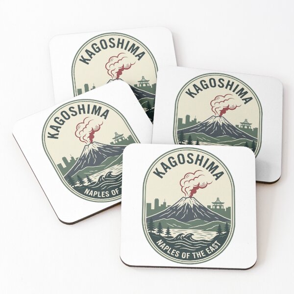 Item preview, Kagoshima Sakurajima Volcano Vintage Travel Badge designed and sold by k3rstman1.