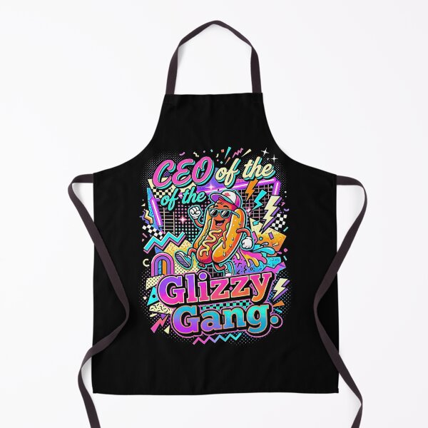 Item preview, CEO of the Glizzy Gang Funny Hot Dog Retro 80s Neon Street  designed and sold by graphixpolash.