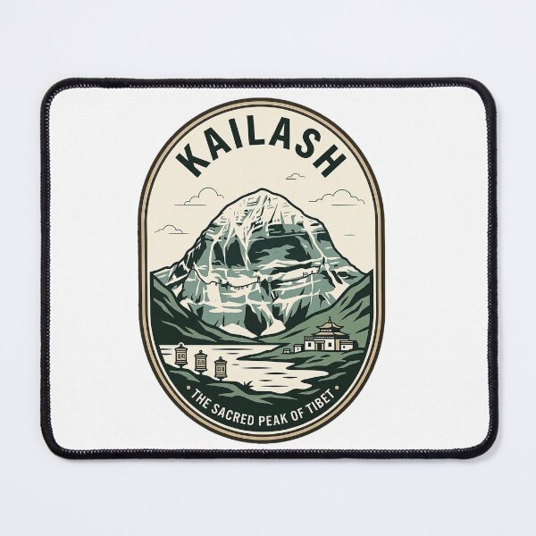 Item preview, Mount Kailash Sacred Peak Tibet Vintage Travel Badge designed and sold by k3rstman1.