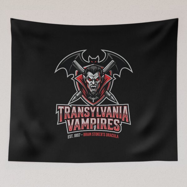 Item preview, Transylvania Vampires Dracula Bram Stoker Esports Emblem Art designed and sold by Fenay Designs.