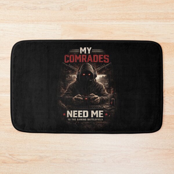 Item preview, My Comrades Need Me – Dark Gamer Battlefield Design designed and sold by MarketWolf.