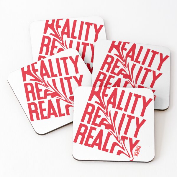 Item preview, Reality Check Liquid Distortion Red Streetwear Aesthetic designed and sold by Rhodes Shop.